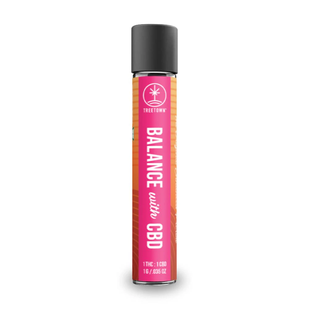 Treetown - Balance (Purple Cookie Punch) 1:1 THC:CBD 1g Preroll - TREETOWN Main Image
