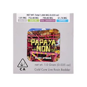 PAPAYA MON LIVE ROSIN 1G - TRICHOME MINERS