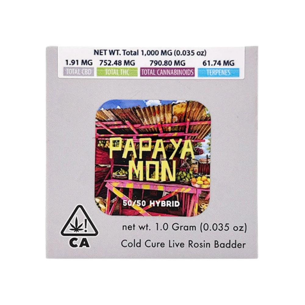 Trichome Miners - PAPAYA MON LIVE ROSIN 1G - TRICHOME MINERS Main Image