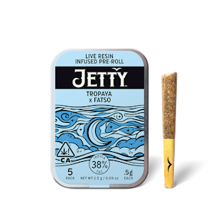 JETTY EXTRACTS - Jetty Fatso x Tropaya (I) LR Infused Preroll 5pk 2.5g