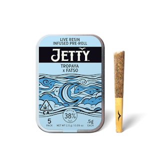 JETTY EXTRACTS - Jetty .5g Tropaya x Fatso Live Resin Infused Pre-Roll 5pk