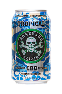 Boneyard Elixir - Boneyard Elixir - 12oz.  25mg CBD Beverage - Tropical Soda