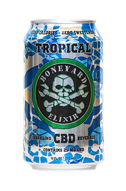 Boneyard Elixir - Boneyard Elixir - 12oz. 25mg CBD Beverage - Tropical Soda Main Image