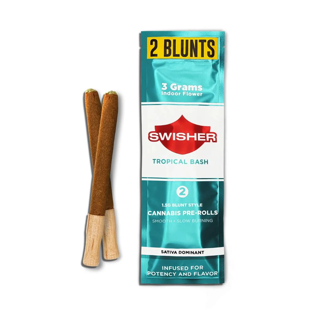 Swisher Blunts - Tropical Bash 2pk Infused Blunts (3g total/1.5g each) - SWISHER BLUNTS Main Image
