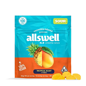 ALLSWELL - Sour Tropical Blast Gummies