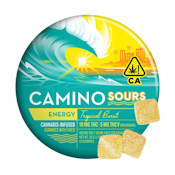 Tropical Burst (Energy) (S)| 10mg THC: 5Mg THCV 10Pk Sours Gummies | Camino