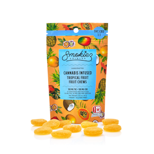 SMOKIEZ - Tropical (100mg) CBD Fruit Chews