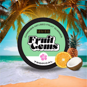 Infused Tropical Fruit Gems - 100mg