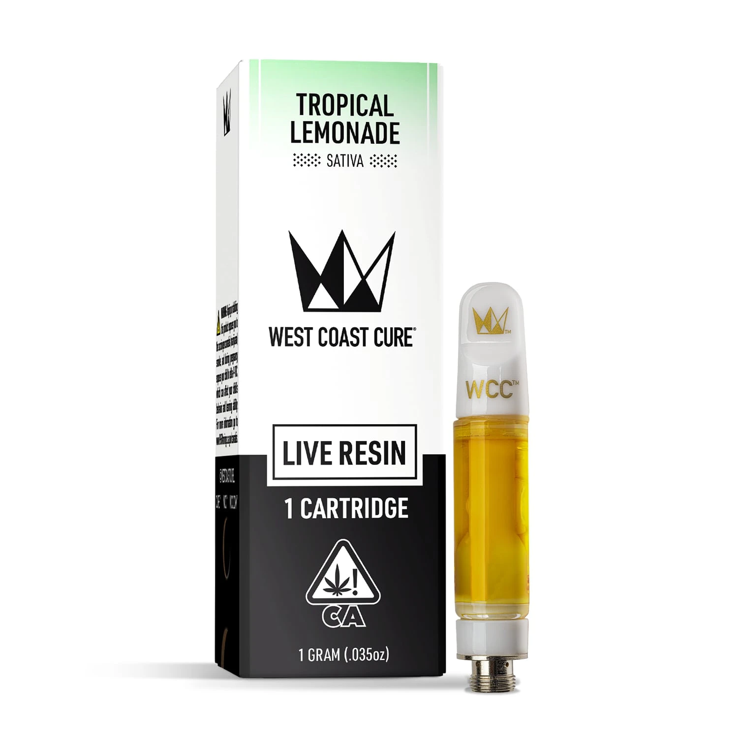 West Coast Cure - Tropical Lemonade (S) 82.52% THC | WCC | Live Resin Cart 1g Main Image