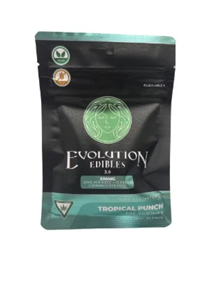 Evolution 3.0 -  Evolution-Edibles 3.0-Tropical Punch-200mg-10 pieces Main Image