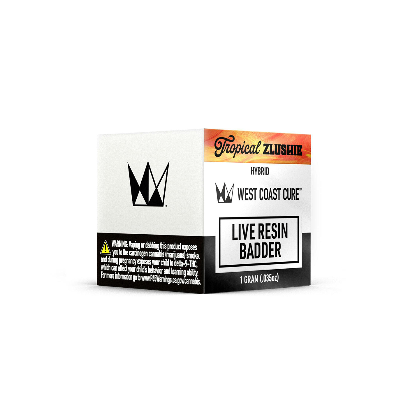Tropical Zlushie Live Resin Badder 1g - Los Angeles Dispe