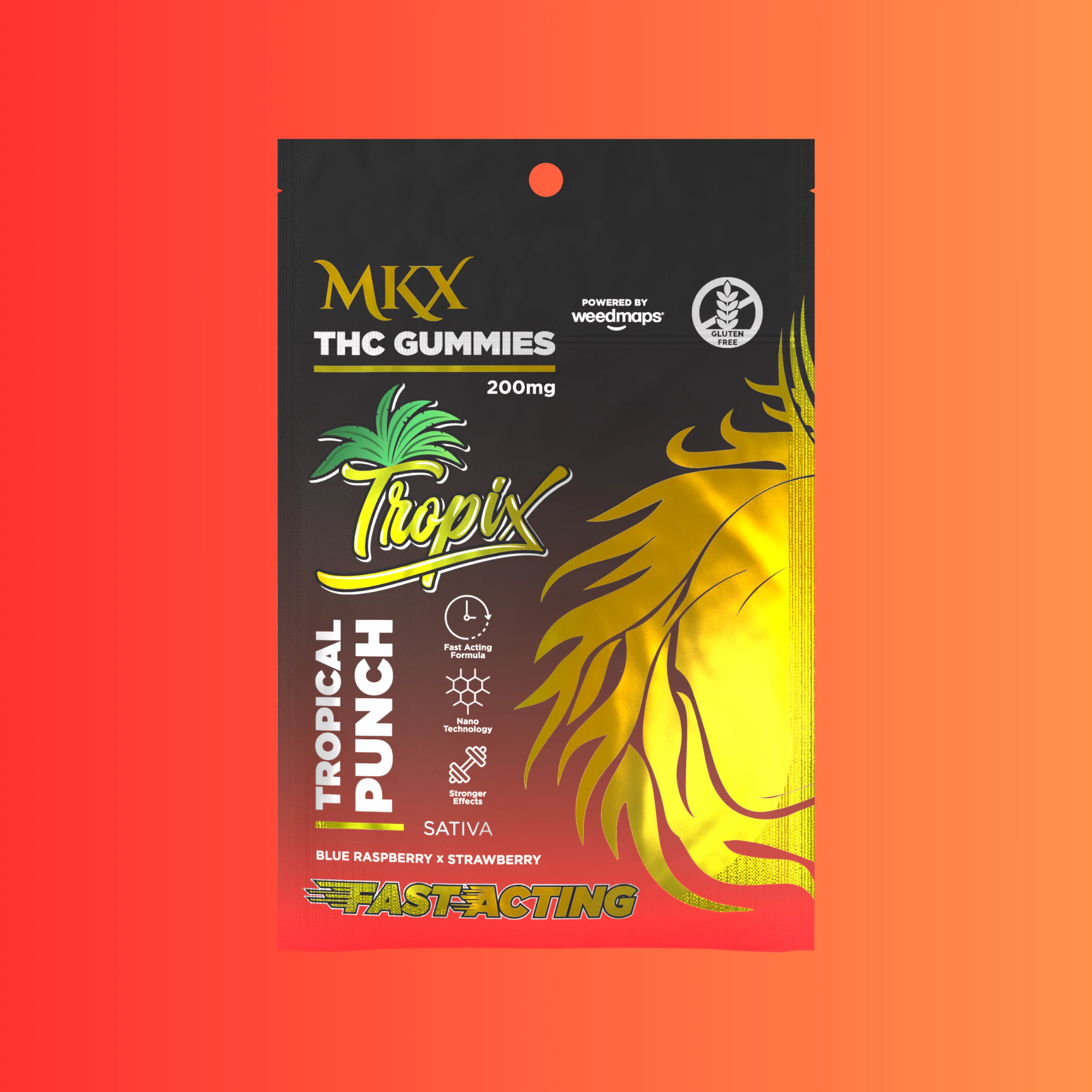MKX - MKX Tropix Gummies - Tropical Punch - 200mg Main Image
