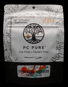PC PURE - GUMMY - TROPICAL BREEZE - 20MG/PC - PC PURE