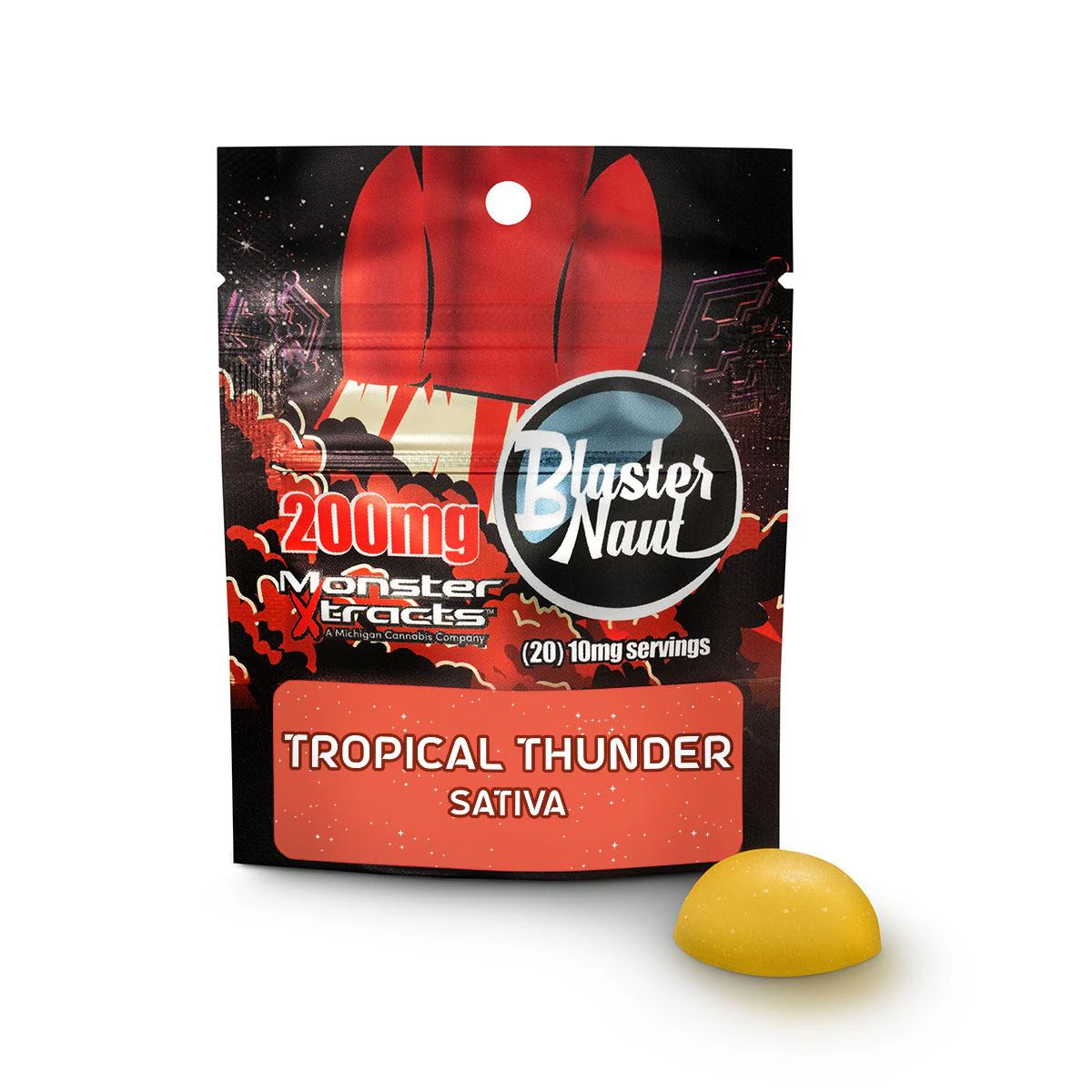 Monster Xtracts - Blaster Naut - Tropical Thunder Blast - 200mg Main Image