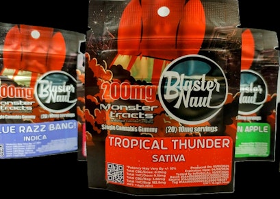 GUMMY - TROPICAL THUNDER - 200MG BLASTERNAUT - MONSTER X