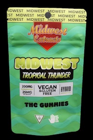 Midwest Extracts Tropical Thunder 200mg Gummy 8pk EXP:03/17/27