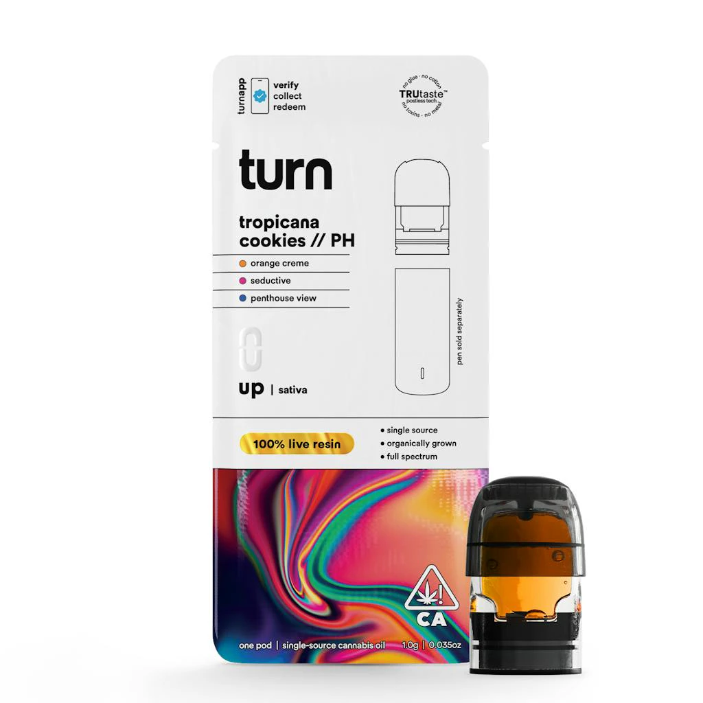 turn - Turn Tropicana Cookies // PH Live Resin POD 1.0g Main Image