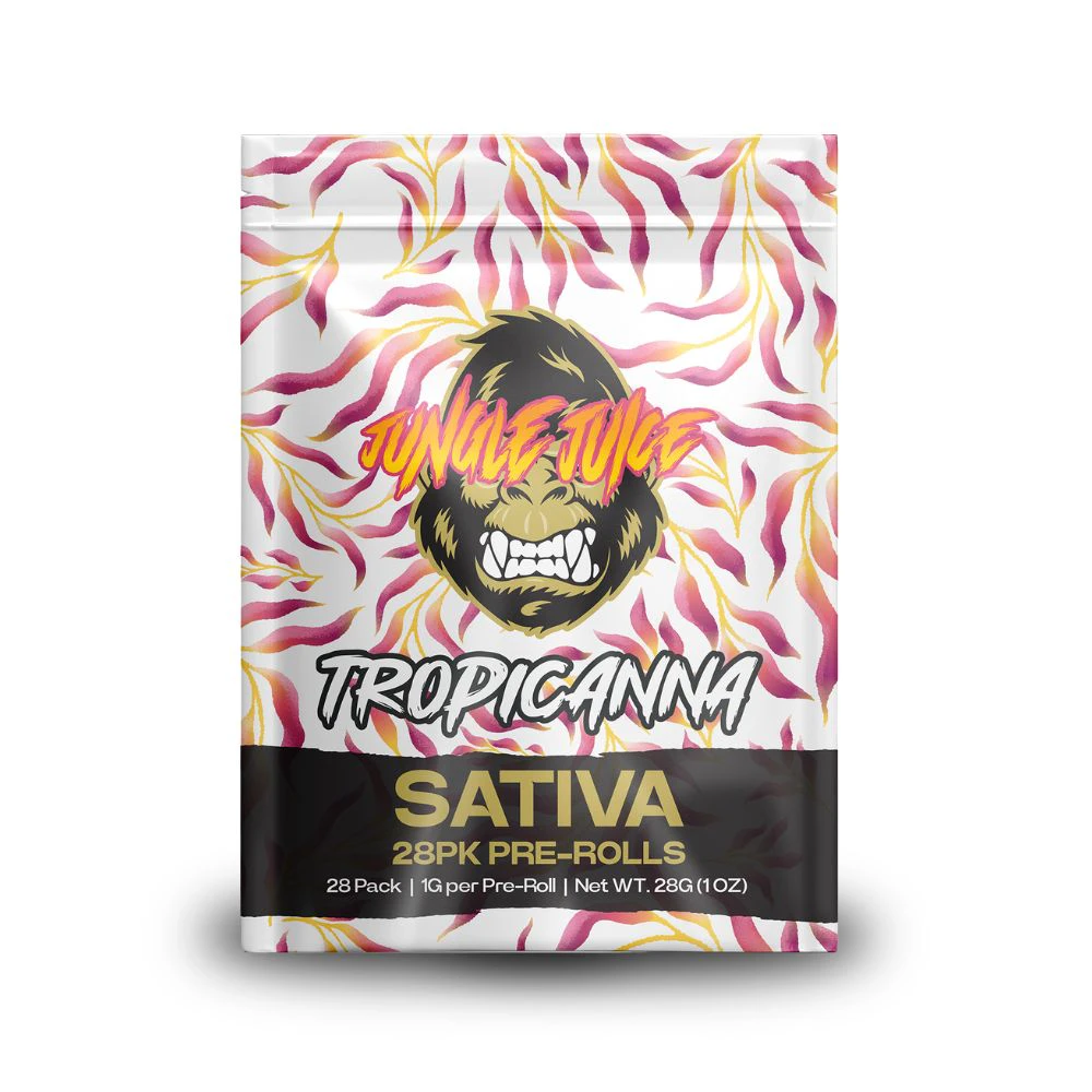 Jungle Juice - Tropicanna 28pk Prerolls (28g total/1g each) - JUNGLE JUICE Main Image