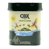 CBX - Tropicanna - Preroll Pack - 4pk - 2.0g