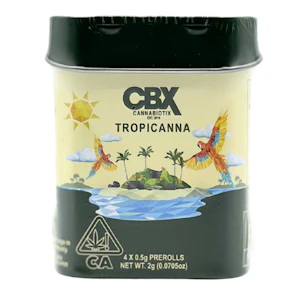 CANNABIOTIX - CBX - Tropicanna - Preroll Pack - 4pk - 2.0g