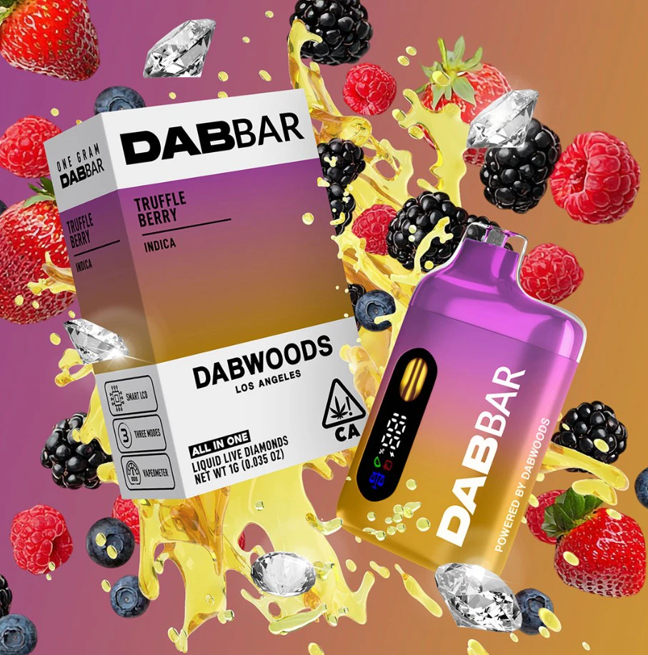Dabwoods - Dabwoods - Truffle Berry - 1g All-In-One DabBar Liquid Live Diamonds Main Image