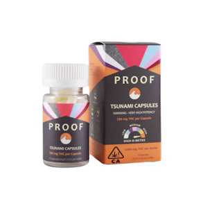 PROOF - Tsunami Capsules | 100mg (10pk) 1000mg | Proof