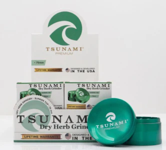 Tsunami - Tsunami Dry Herb Metal Grinder 75mm