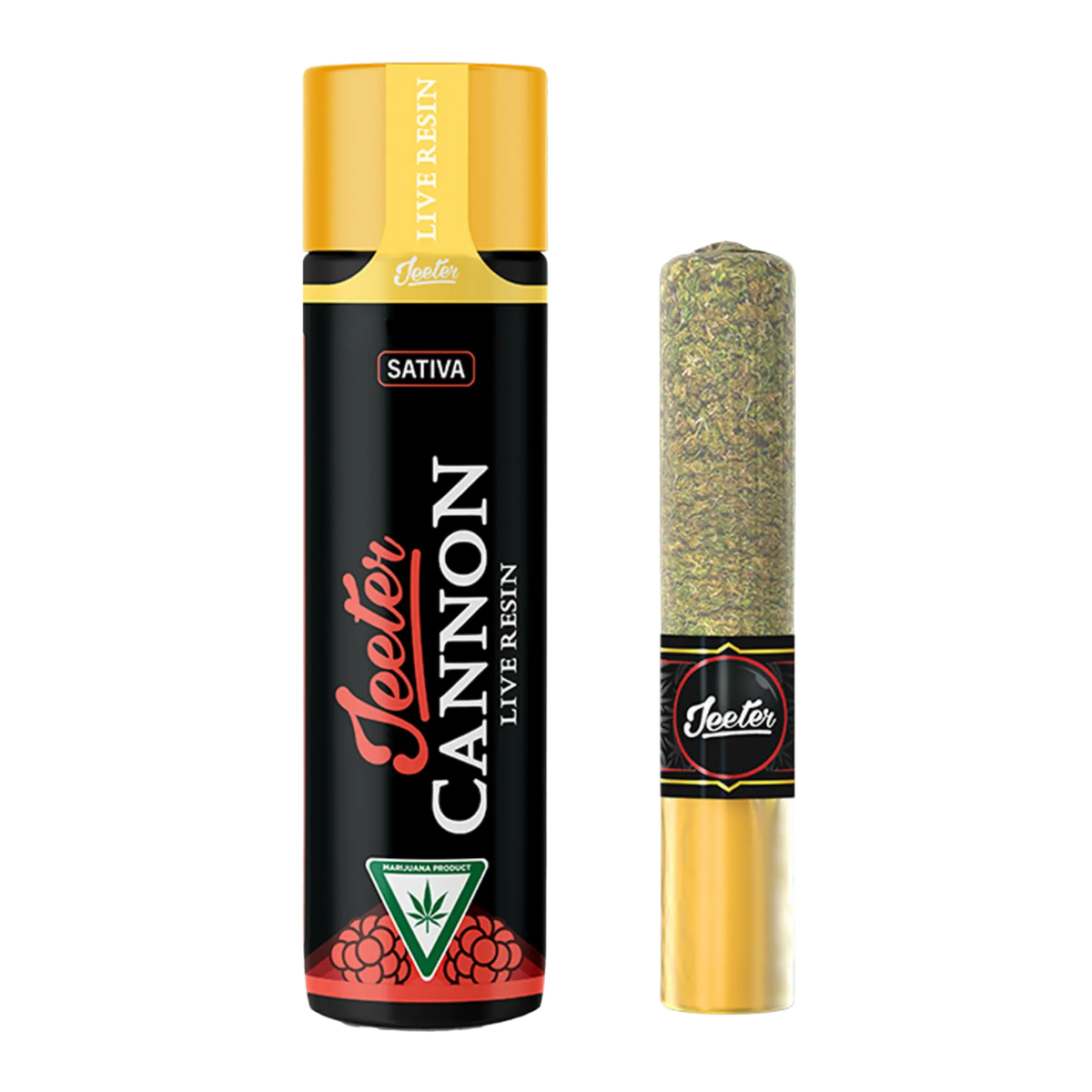 1.3g Trainwreck Baby Cannon Liquid Diamonds Infused Pre-Roll - Jeeters picture
