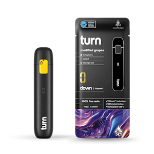 TURN - Turn - Modified Grapes Turn Down Live Resin Disposable 1g