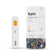Turn - Peaches n Cream Turn Up Live Resin Disposable 1g