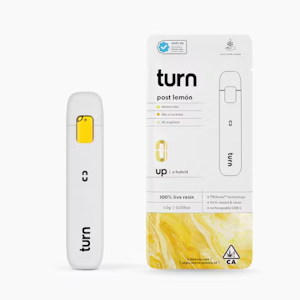 TURN - Turn - Post Lemon Turn Up Live Resin Disposable 1g