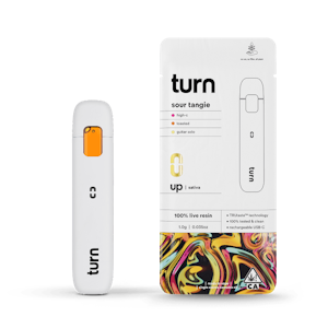 TURN - Turn - Sour Tangie Turn Up Live Resin Disposable 1g
