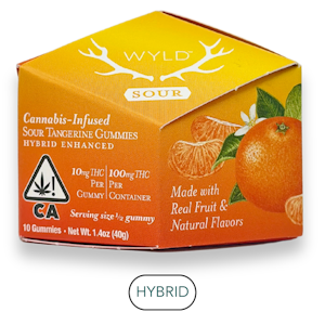 WYLD - Wyld - Sour Tangerine - Gummies - 10pc - 100mg