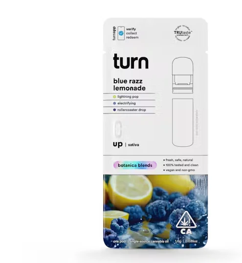 turn - Turn - 1g Pod - Blue Razz Lemonade Main Image