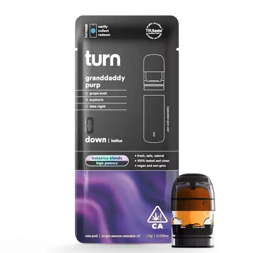 turn - Turn Botanica Pod 1g Granddaddy Purp Main Image