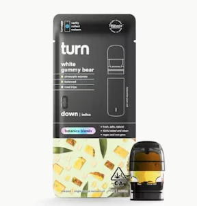 Turn - Turn Botanica Pod 1g White Gummy Bear