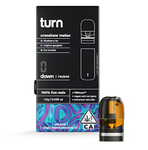 TURN - Turn - 1g Live Resin Pod - Crenshaw Melon