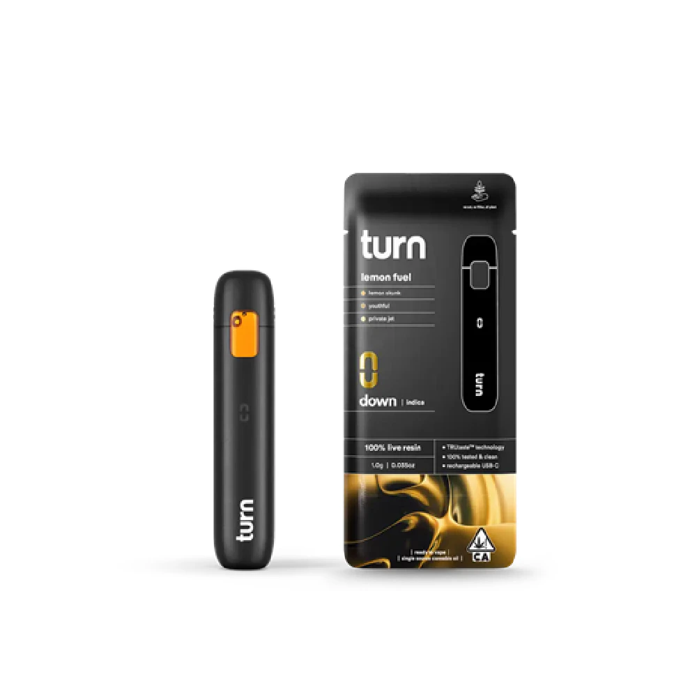 turn - Turn - 1g Live Resin AIO - Lemon Fuel Main Image