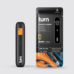 Turn - Turn Live Resin All In One 1g Blueberry Cookies