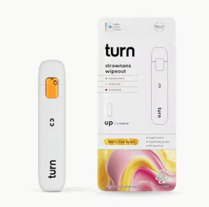 Turn - Turn Live Resin All In One 1g Strawnana Wipeout