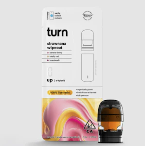 Turn - Turn Live Resin Pod 1g Strawnana Wipeout