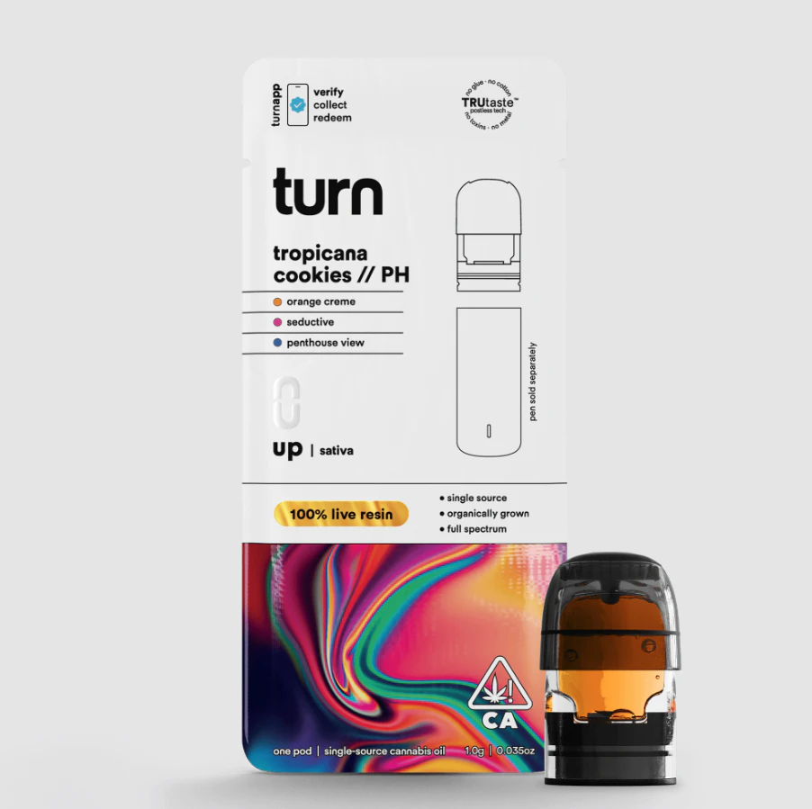 turn - Turn Live Resin Pod 1g Tropicana Cookies Main Image