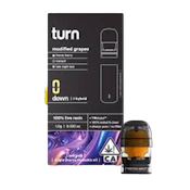 TURN | MODIFIED GRAPES LIVE RESIN - POD | CARTRIDGE | 1G