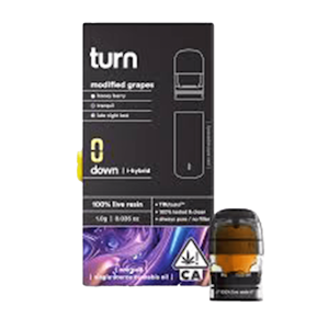 TURN - TURN | MODIFIED GRAPES LIVE RESIN - POD | CARTRIDGE | 1G