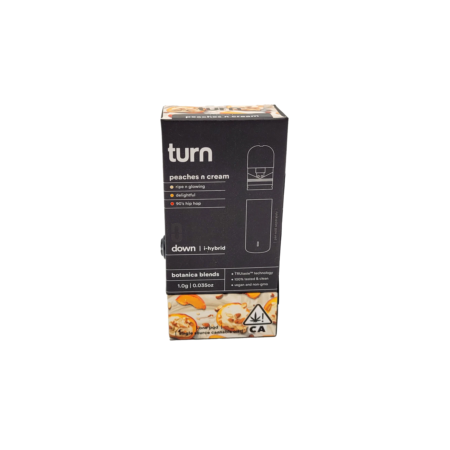 turn - Turn - Peaches & Cream Botanical Pod 1g Main Image