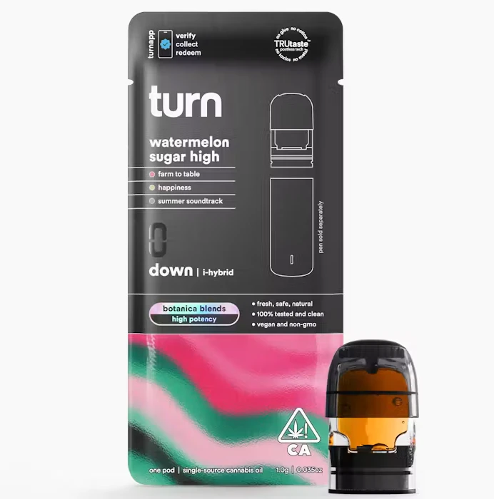 turn - Turn Botanica Pod 1g Watermelon Sugar High Main Image