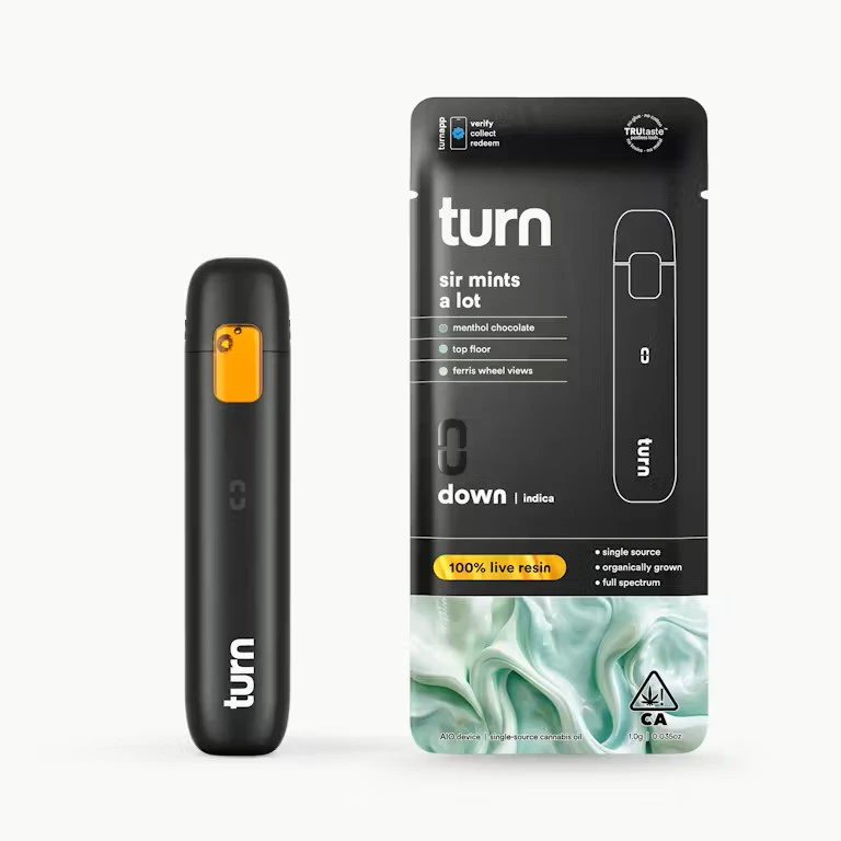 turn - Turn - 1g Live Resin AIO - Sir Mints A Lot  Main Image