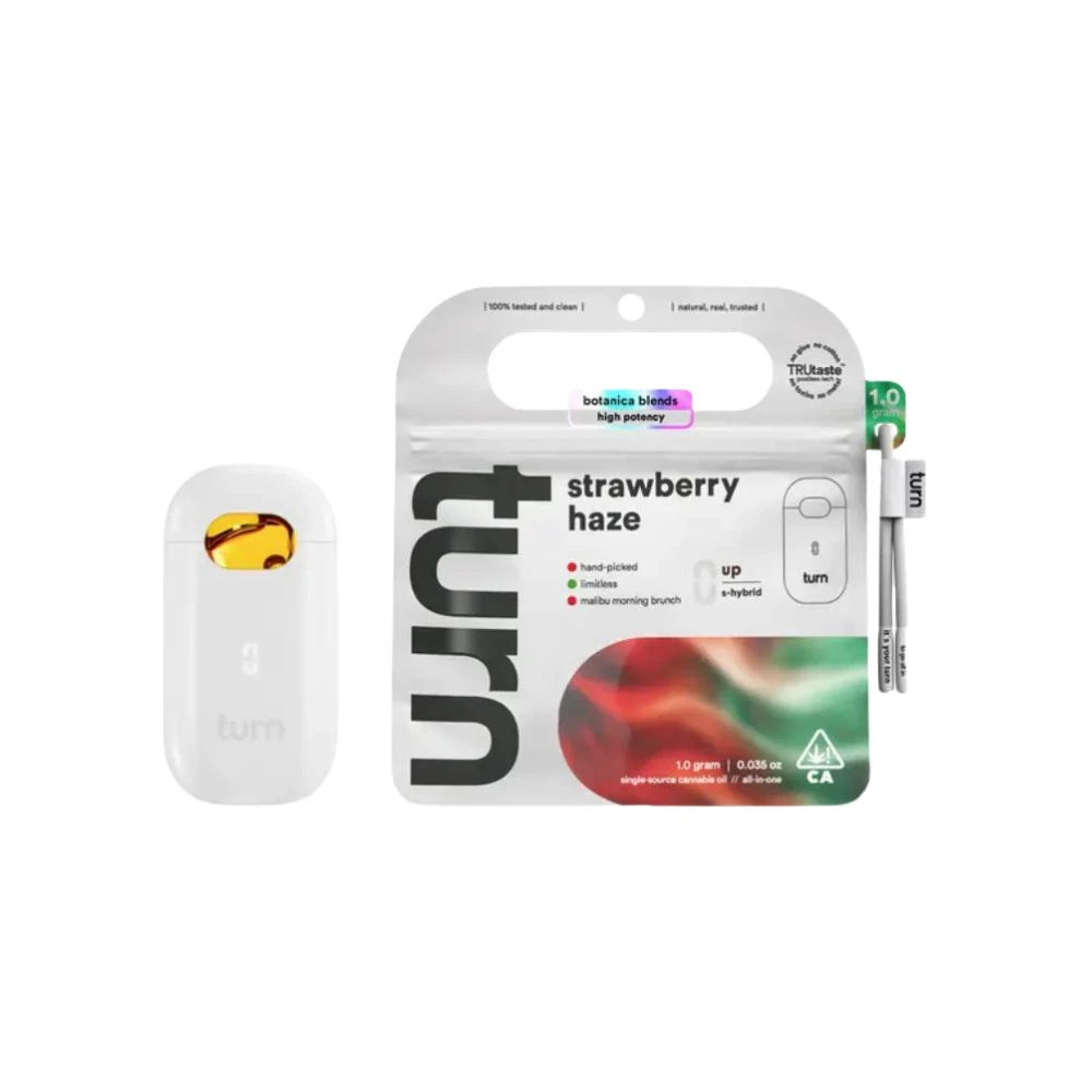 turn - STRAWBERRY HAZE TURN UP - AIO DISPOSABLE 1G - TURN Main Image