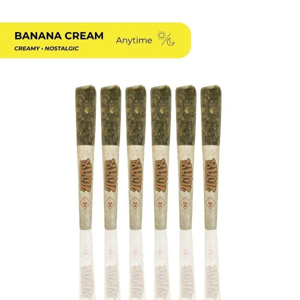 Twax - TWAX - BANANA CREAM 0.5G PRE-ROLL 6 PACK Main Image