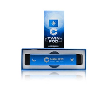 CANNALICIOUS LABS - Twin Pod: Indica/Hybrid - Strawberry Trainwreck/Cookies 'N Cream